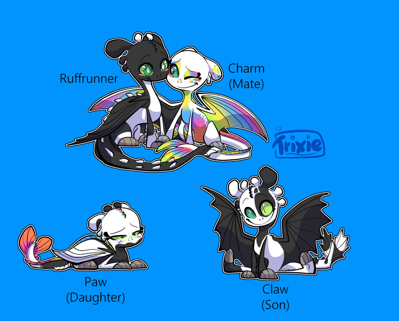 Night Light Families: Ruffrunner by PumpkinRavenTrick on DeviantArt
