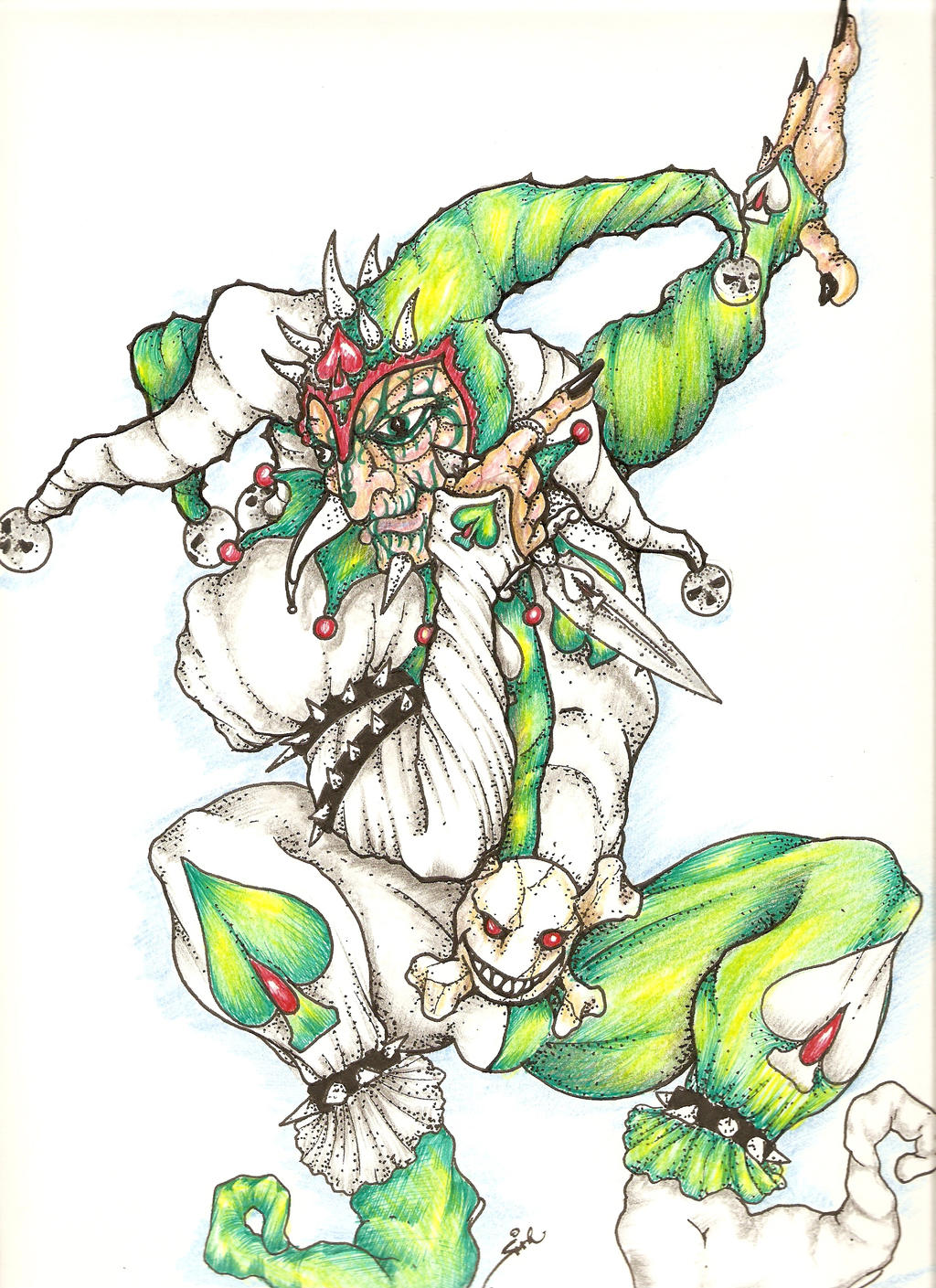 Werewolf Jester jester by zodiacstudios on DeviantArt