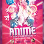 Anime Party Flyer Template