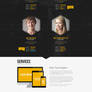 Honeycomb One Page PSD Template