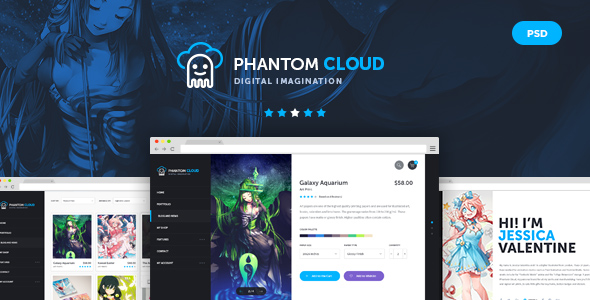 Phantom Cloud - Digital Artist Merchandising Shop