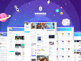 Vikinger HTML - Social Community and Marketplace