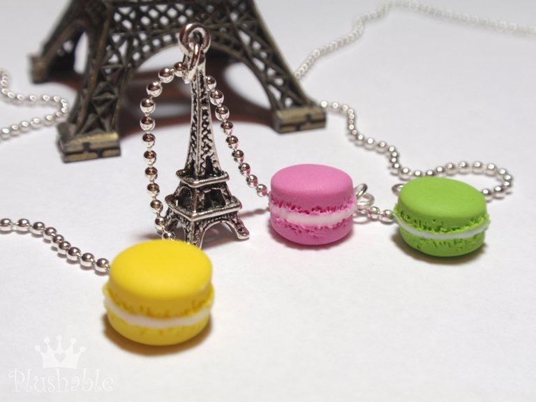 French macaroons Necklace 1