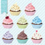 Cupcakes illustration clip art