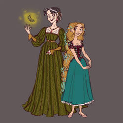 Punzel and Gothel Redesign - PUNZEL