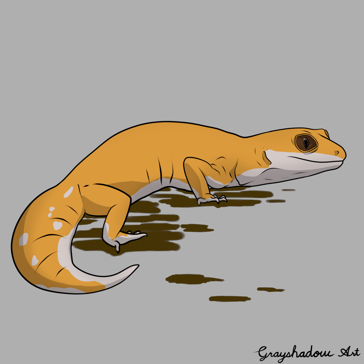 Gecko Deviantart A Simple Gecko by GrayshadowArt on DeviantArt