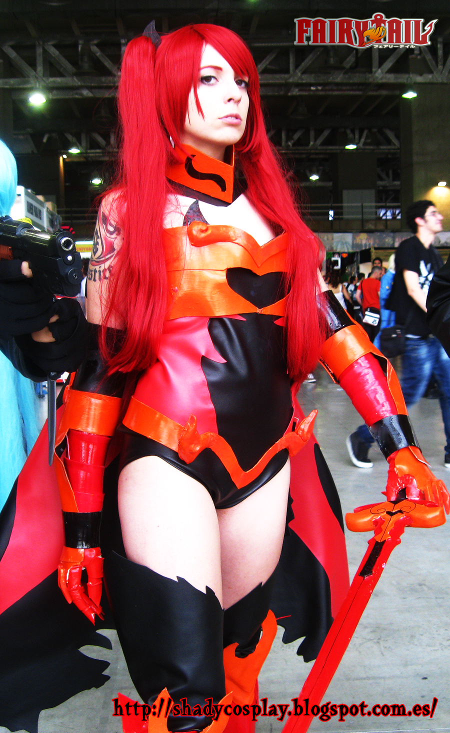 Erza Scarlet Fire/Flame Empress Armor Cosplay