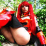 Erza Scarlet Fire/Flame Empress Armor Cosplay