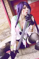 Zombie apocalypse?! Saeko Busujima Cosplay by Shady-Chan