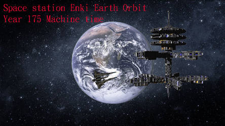 Space Station Enki Earth Orbit
