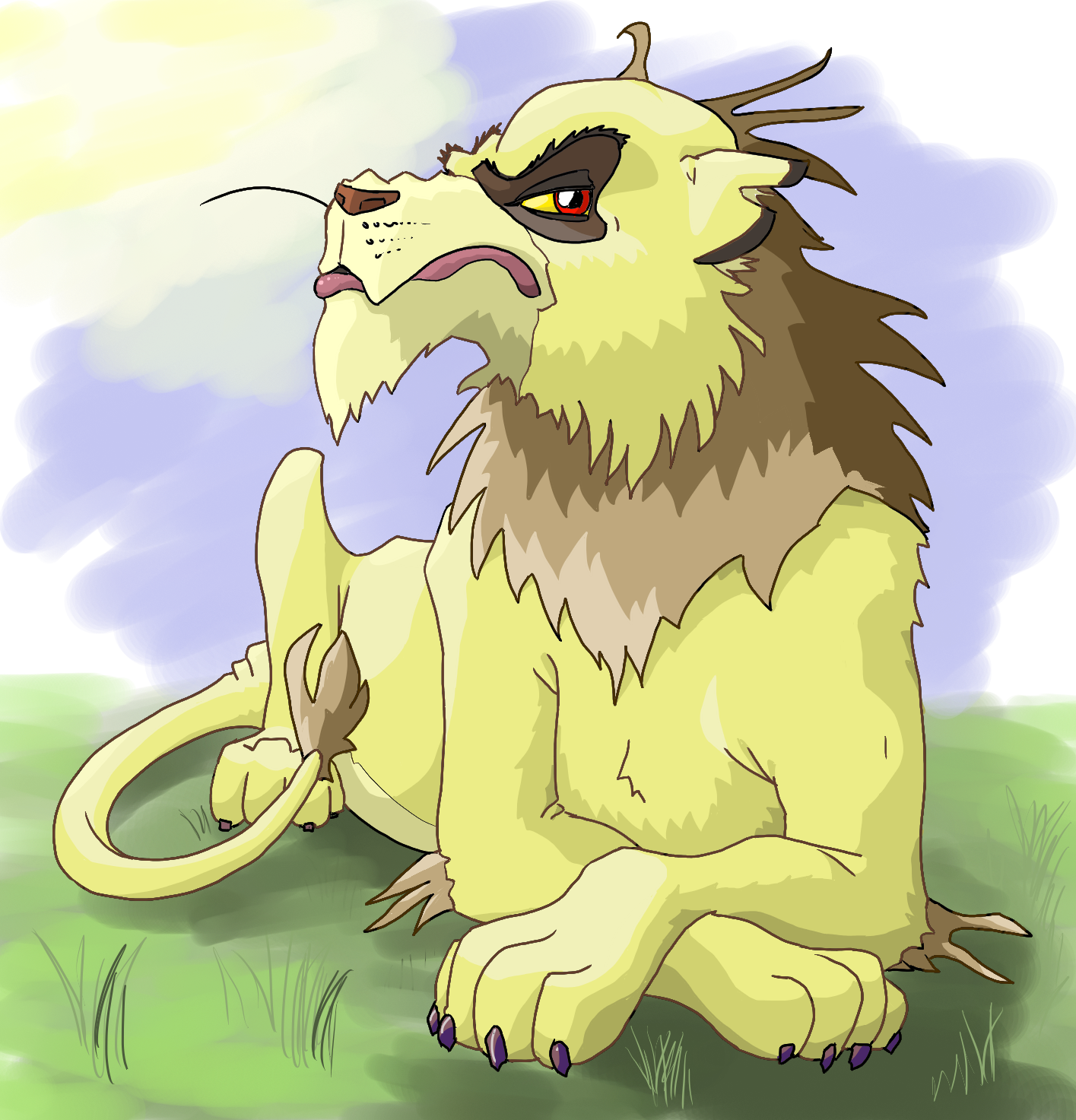 Mean Old Lion