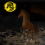 Brown Mare on Moon manip.