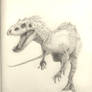 Dinosaur drawing Coloured pencil