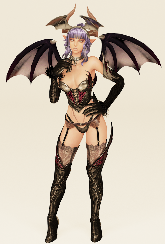 Castanic F ( Halloween outfit + Wings)