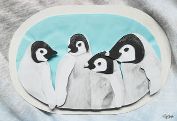 Paper Penguin Chicks