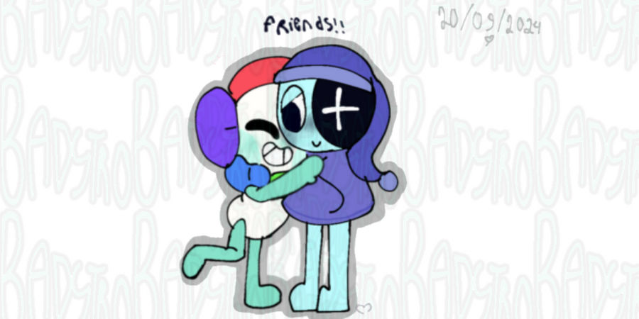 Badstro Dandy hugging astro! by Badstro on DeviantArt