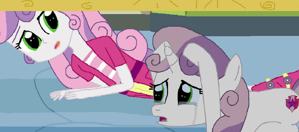 Didn't Mean to Startle Pony Sweetie Belle
