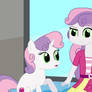 Pony Sweetie Belle Talks About Diamond and Silver