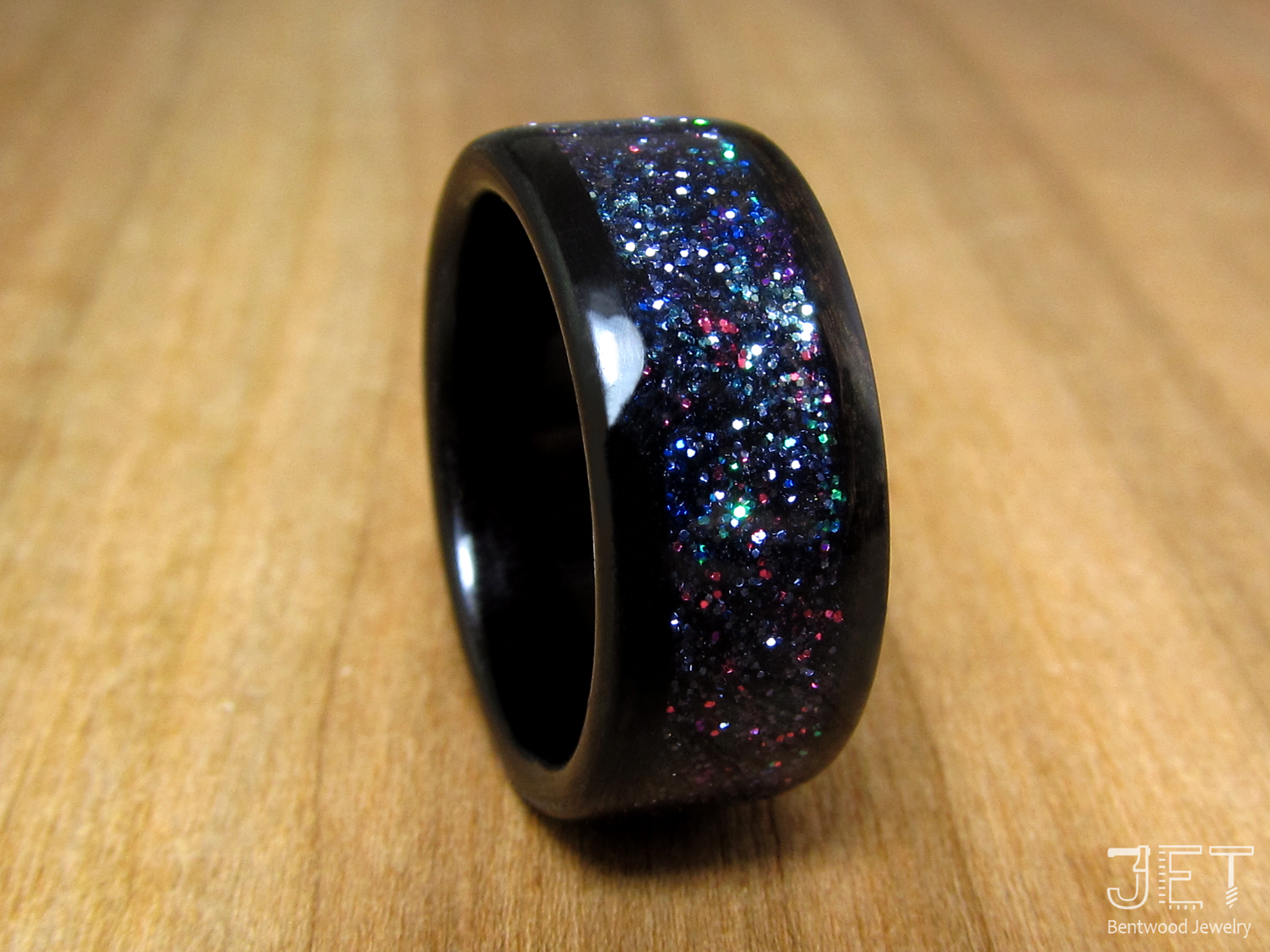 Galaxy Bentwood Ring 2