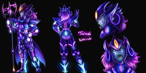Tiamab Concept Art Battle Armor