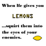 When Life Gives You Lemons...