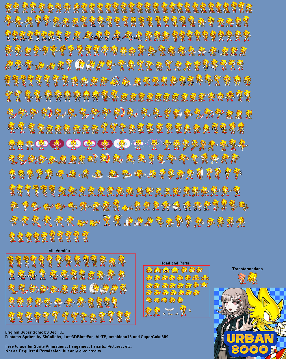 Super Sonic 3 Sprites by SKCollabs on DeviantArt