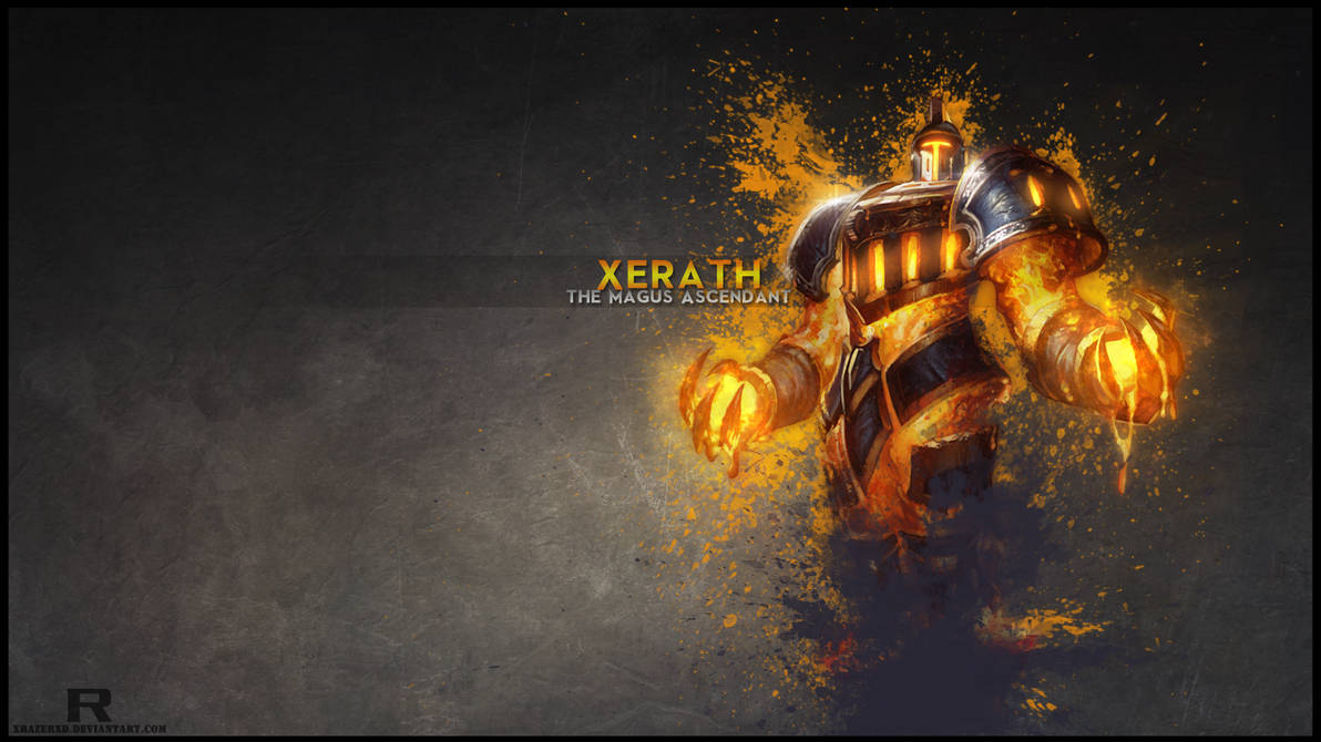 LoL Scorched Earth Xerath Wallpaper by xRazerxD on DeviantArt LoL Scorched Earth Xerath Wallpaper by xRazerxD on DeviantArt