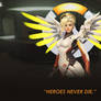 Overwatch Mercy Portrait Wallpaper - 1920 x 1080