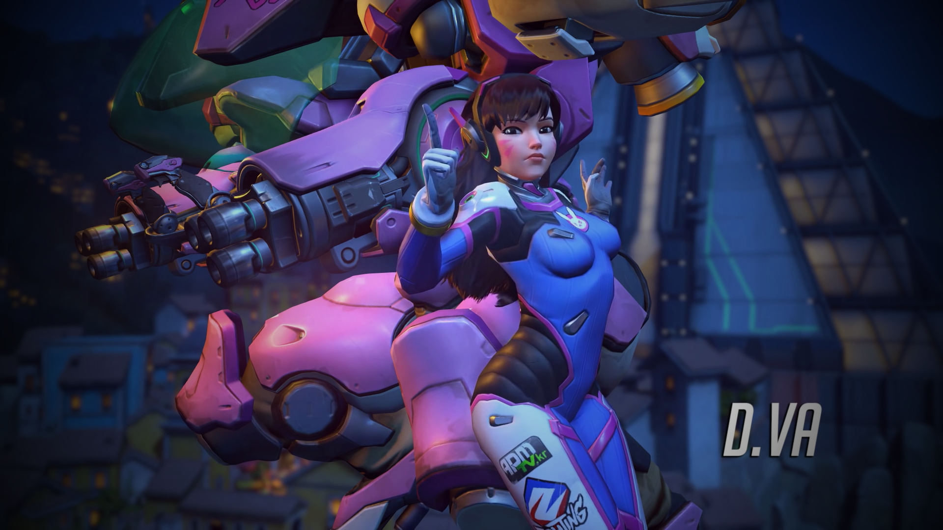 Overwatch D.Va Wallpaper - 1920 x 1080