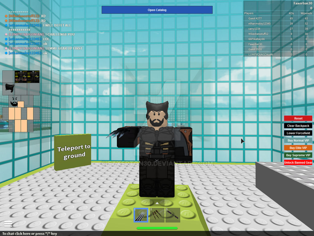 Wolverine in Roblox by Faxerton30 on DeviantArt