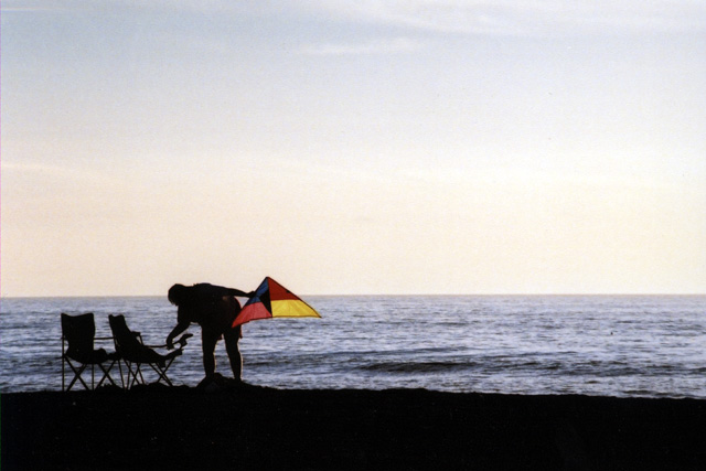 Fat Woman with Kite