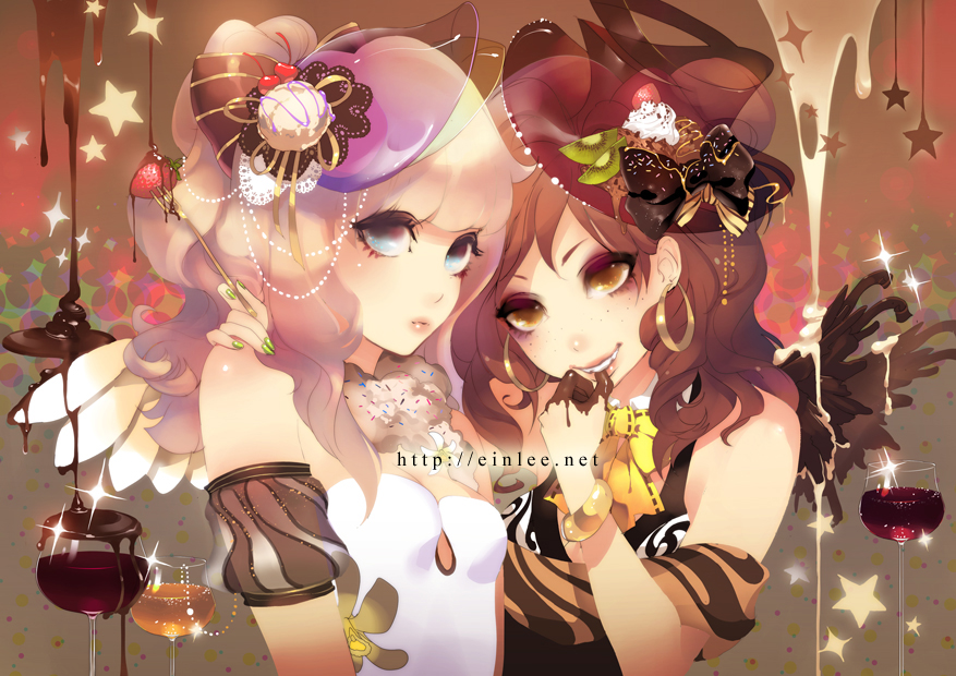 Vanilla vs Chocolate by einlee on DeviantArt Vanilla vs Chocolate by einlee on DeviantArt