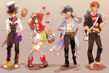 assorted costumes by einlee