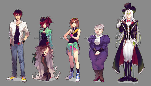 RftD character designs