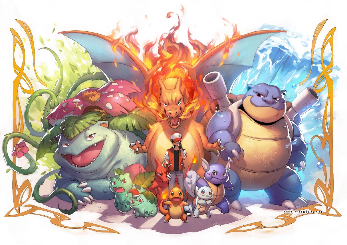 Wallpapers #1: Pokemon XY Starters by Jonouchi-PKMN on DeviantArt