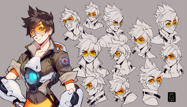 Tracer Overwatch (Fan Art) by rainwalker, 2D