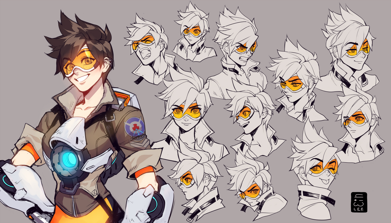 Tracer expressions by einlee on DeviantArt