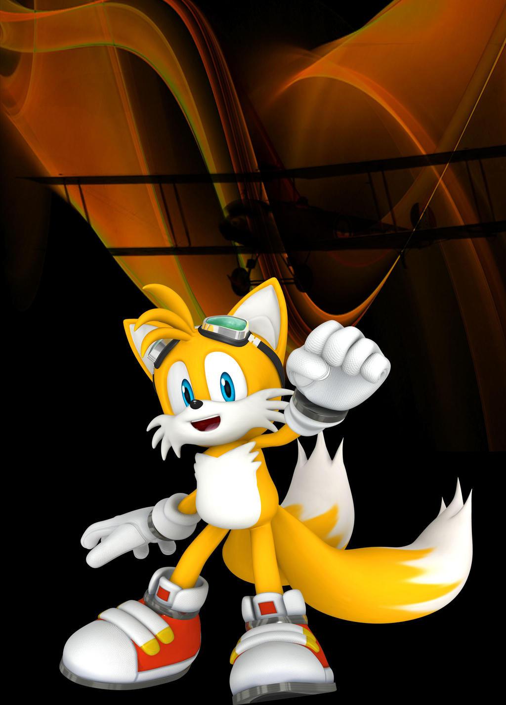 Tails Compass Tails my Version by CosmoCynderDark on DeviantArt
