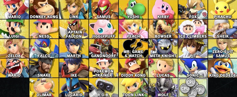 Ss Brawl Roster Brawl Roster (Ultimate) by ArchangelicMikey1279 on DeviantArt
