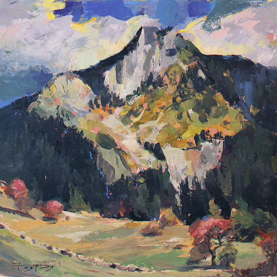 Rhodopes 06 2023 acrylic 40x40cm