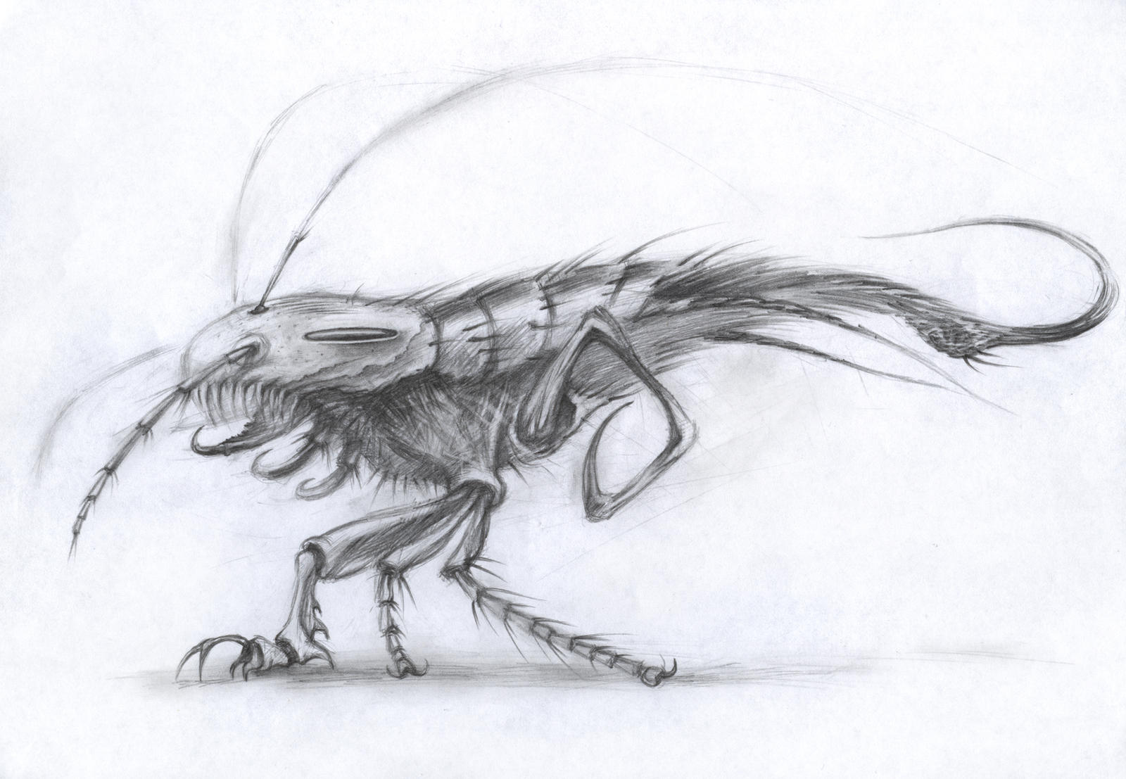 Lab Creature Drawing Creature sketch 2005 11 by Rizov on DeviantArt