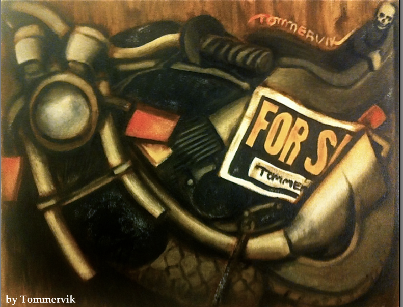 motorcycle painting