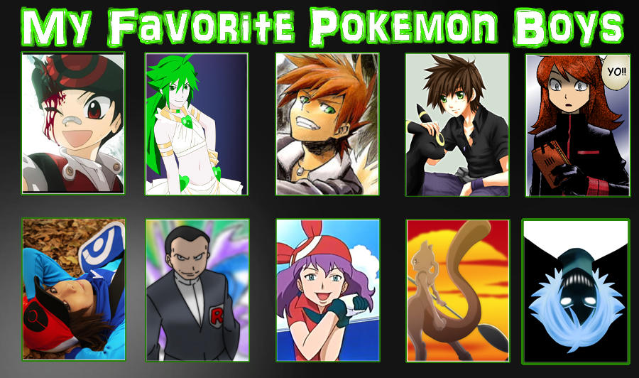 Pokemon male characters meme by Siseja-sama on DeviantArt