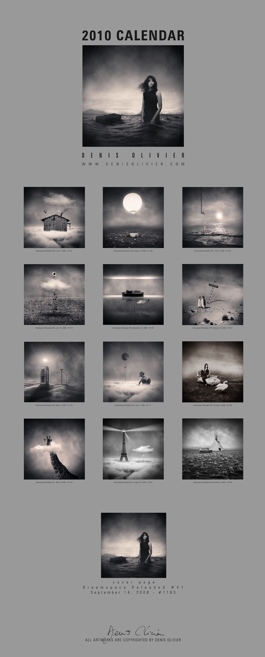 Calendar 2010 - Dreamspace by DenisOlivier