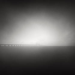 Foggy Oresund Bridge