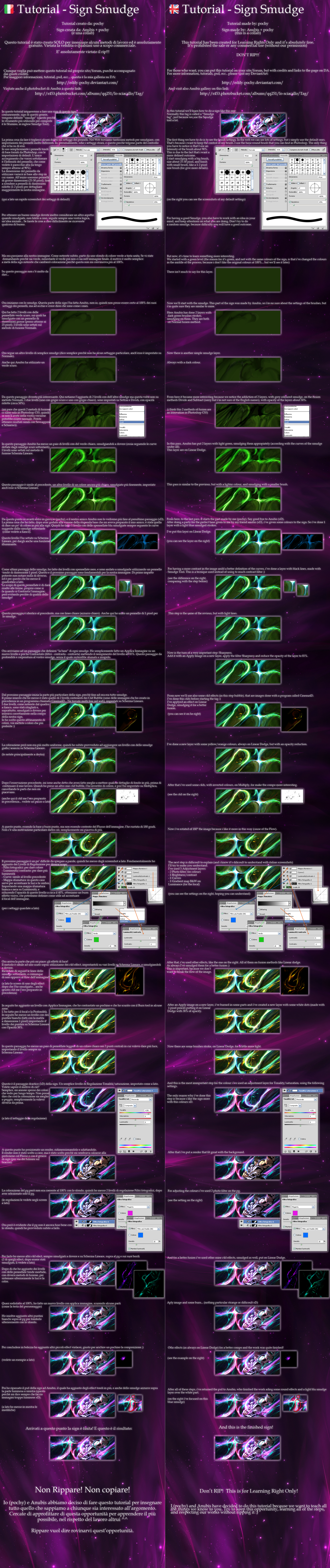Tutorial - Sign Smudge ENG+ITA