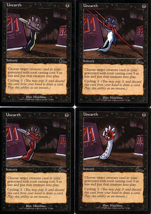unearth mtg card Magic: the Gathering - Draw a card.) unearth (evangelion) - mtg altered