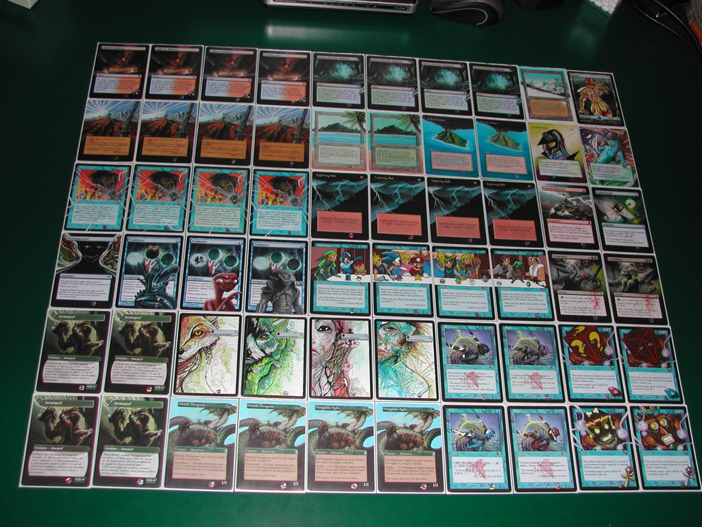 Mtg full altered deck