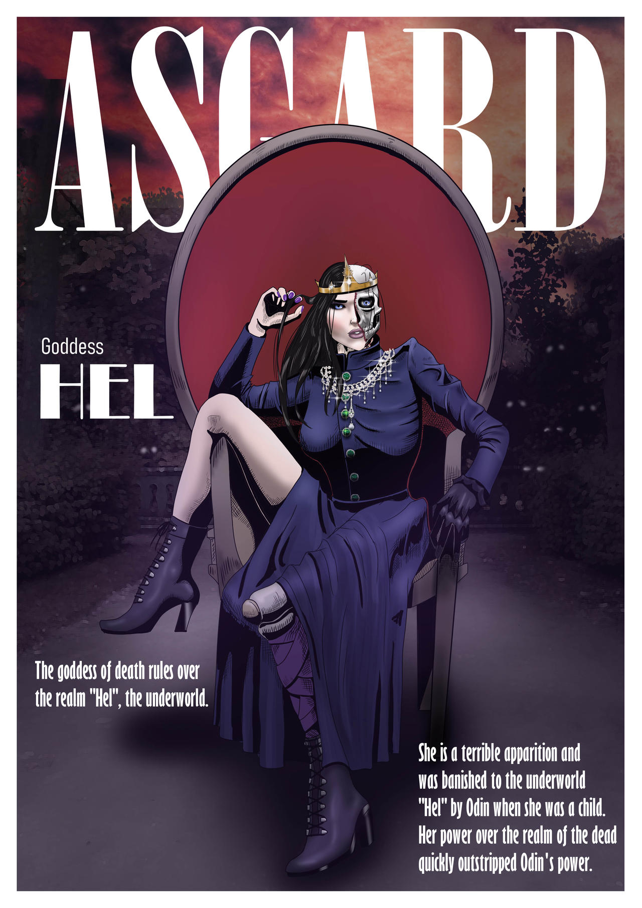 Hel Deviantart Goddess Hel by Priamus0 on DeviantArt
