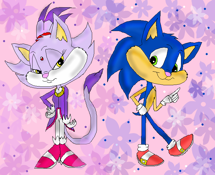 Blaze and Sonic Tiny Toons